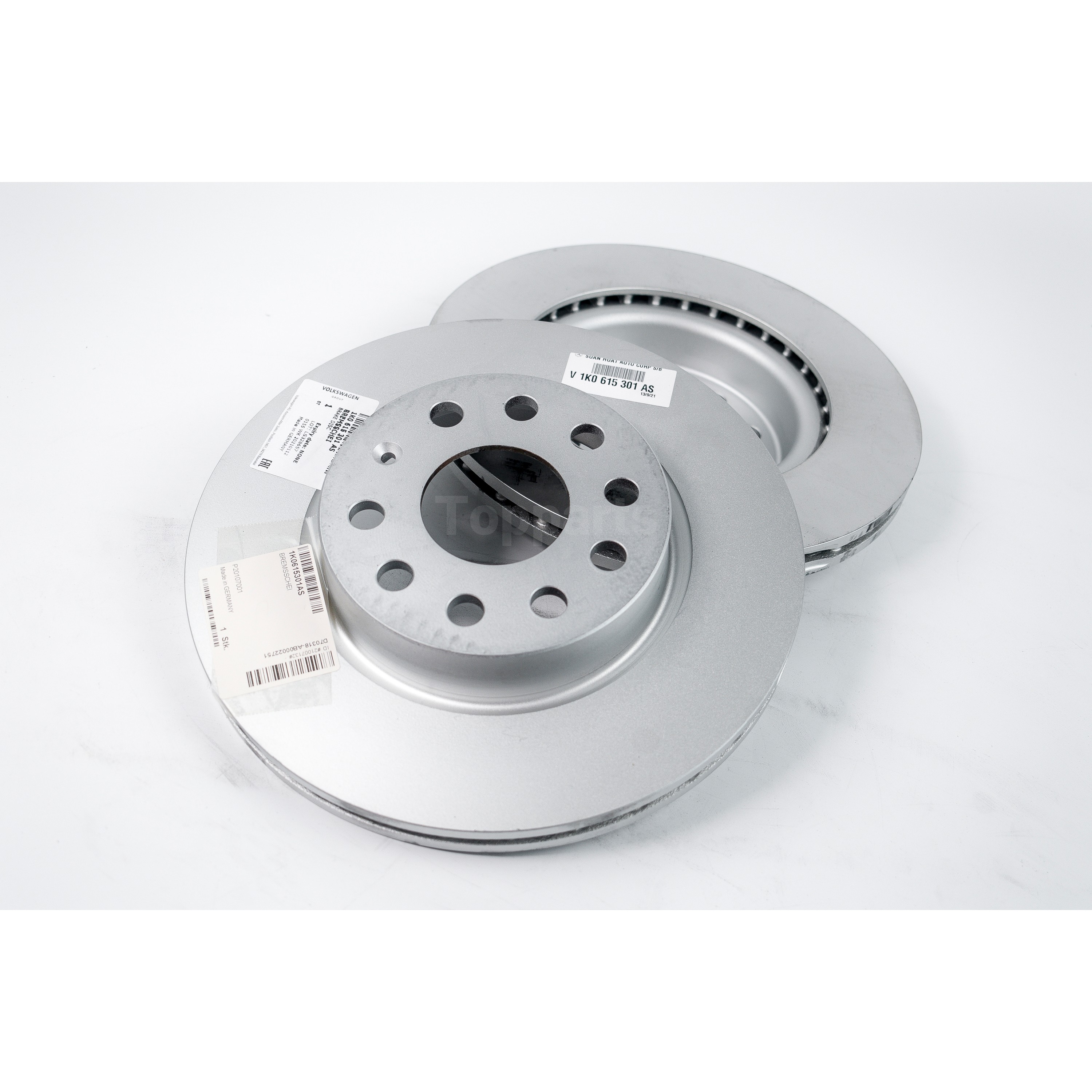 Genuine Volkswagen BEETLE GOLF JETTA Audi Front Brake Disc [1K0 615 301 AS]