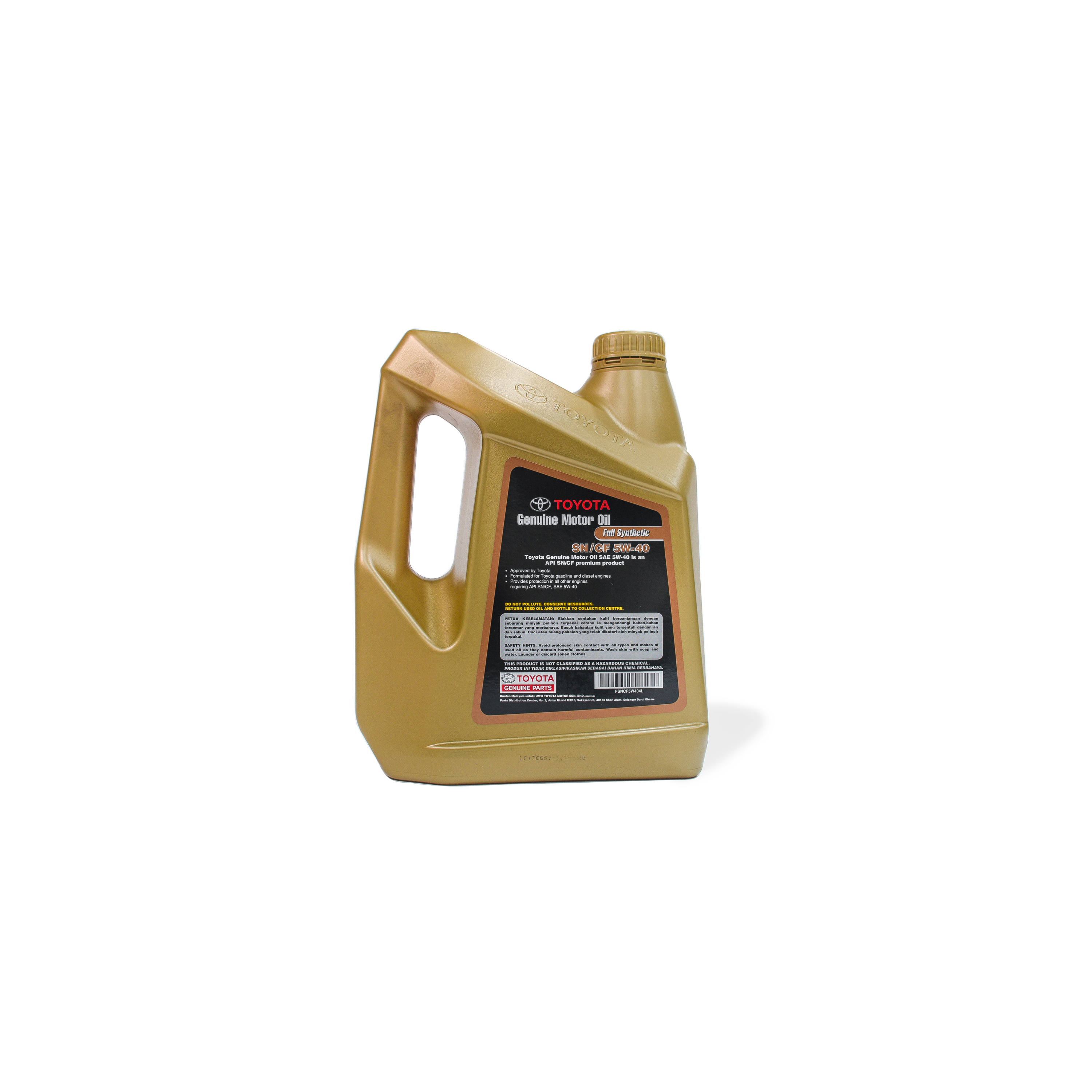 Toyota Full Synthetic Genuine Motor Oil 4l